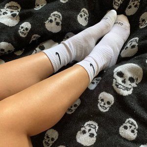 used white nike socks.
